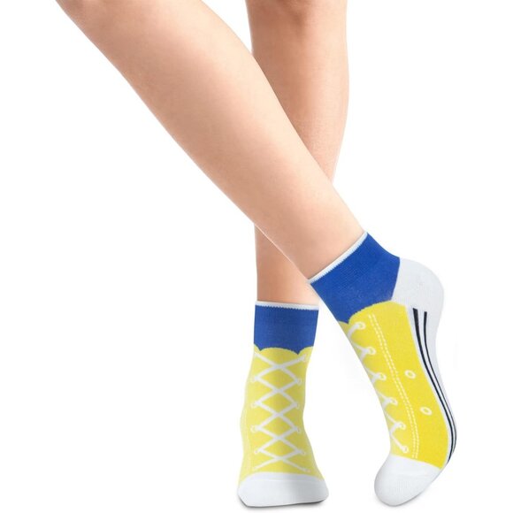 Women’s 5 Pack Lightweight Cotton 86% Novelty Low Cut Socks Cool Sneakers Ankle - Picture 9 of 9